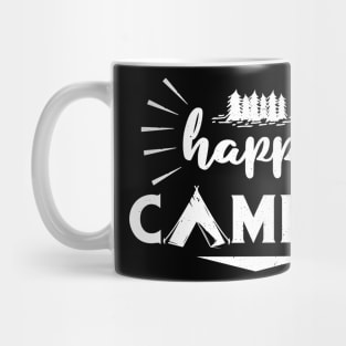 'Happy Camper Family Camp' Cool Camping Bonfire Mug